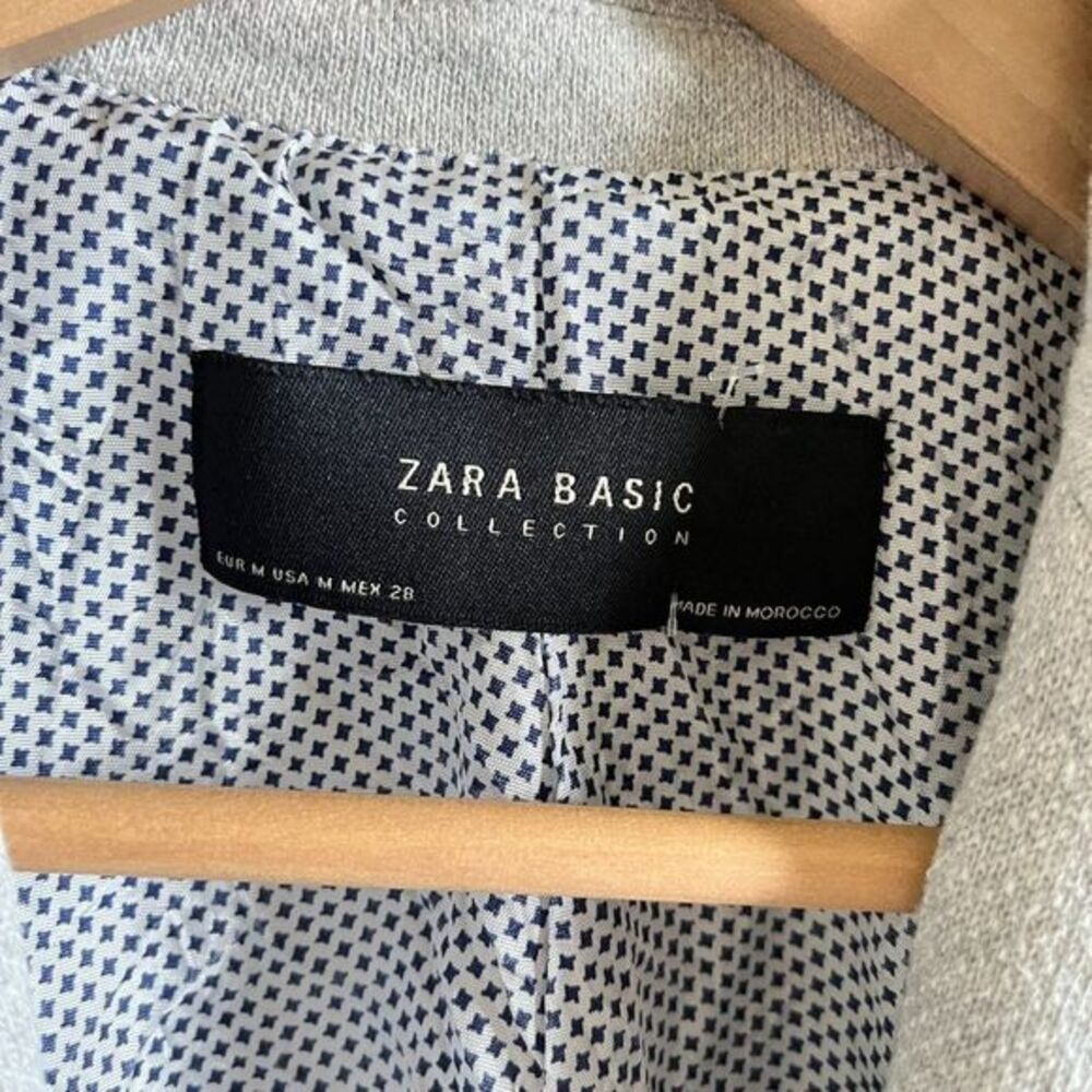 Zara Basic Collection Blazer Jacket One Button Do… - image 2